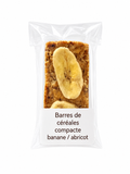 Barres de céréales compacte banane / abricot (1 barre)