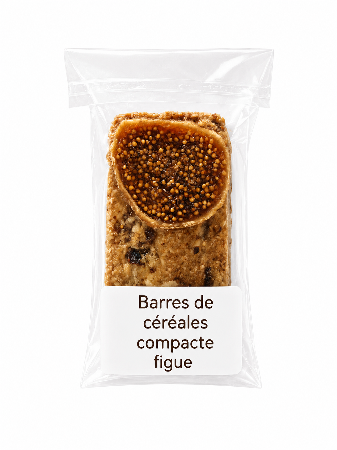Barres de céréales compacte à la figue (1 barre)