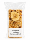 Barres de céréales banane/abricot (1 barre de 55g)