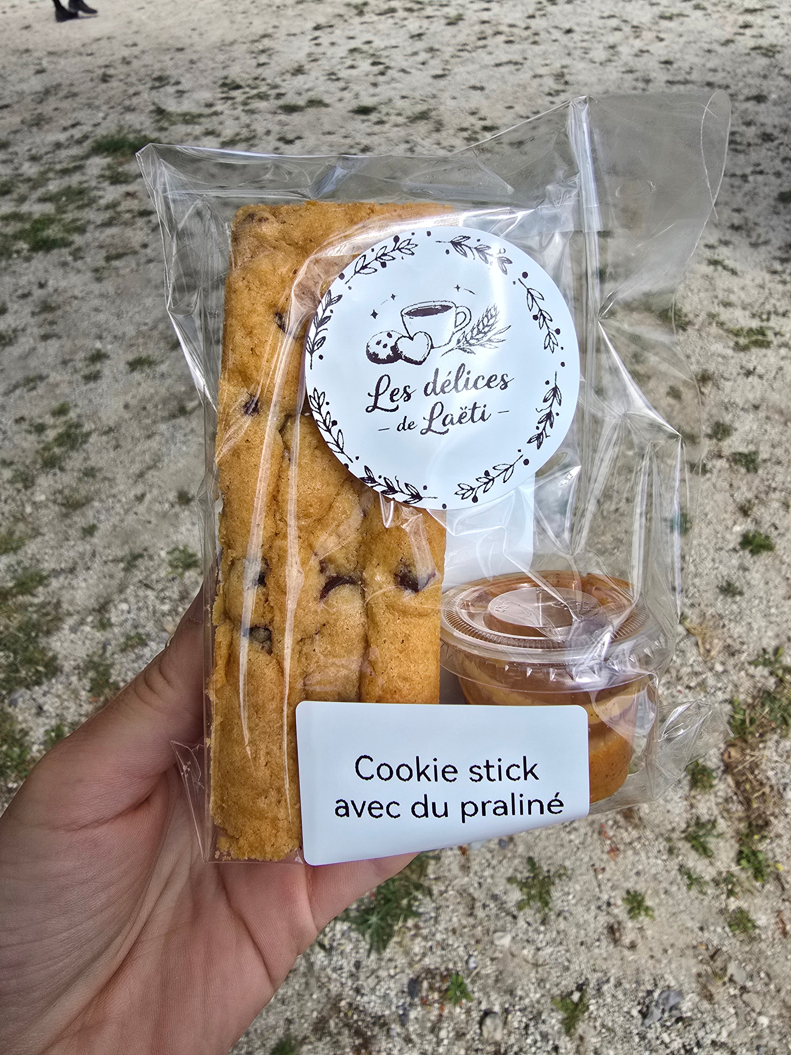 Cookies stick aux pépites de chocolat