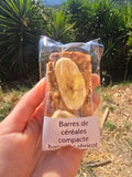 Barres de céréales compacte banane / abricot (1 barre)