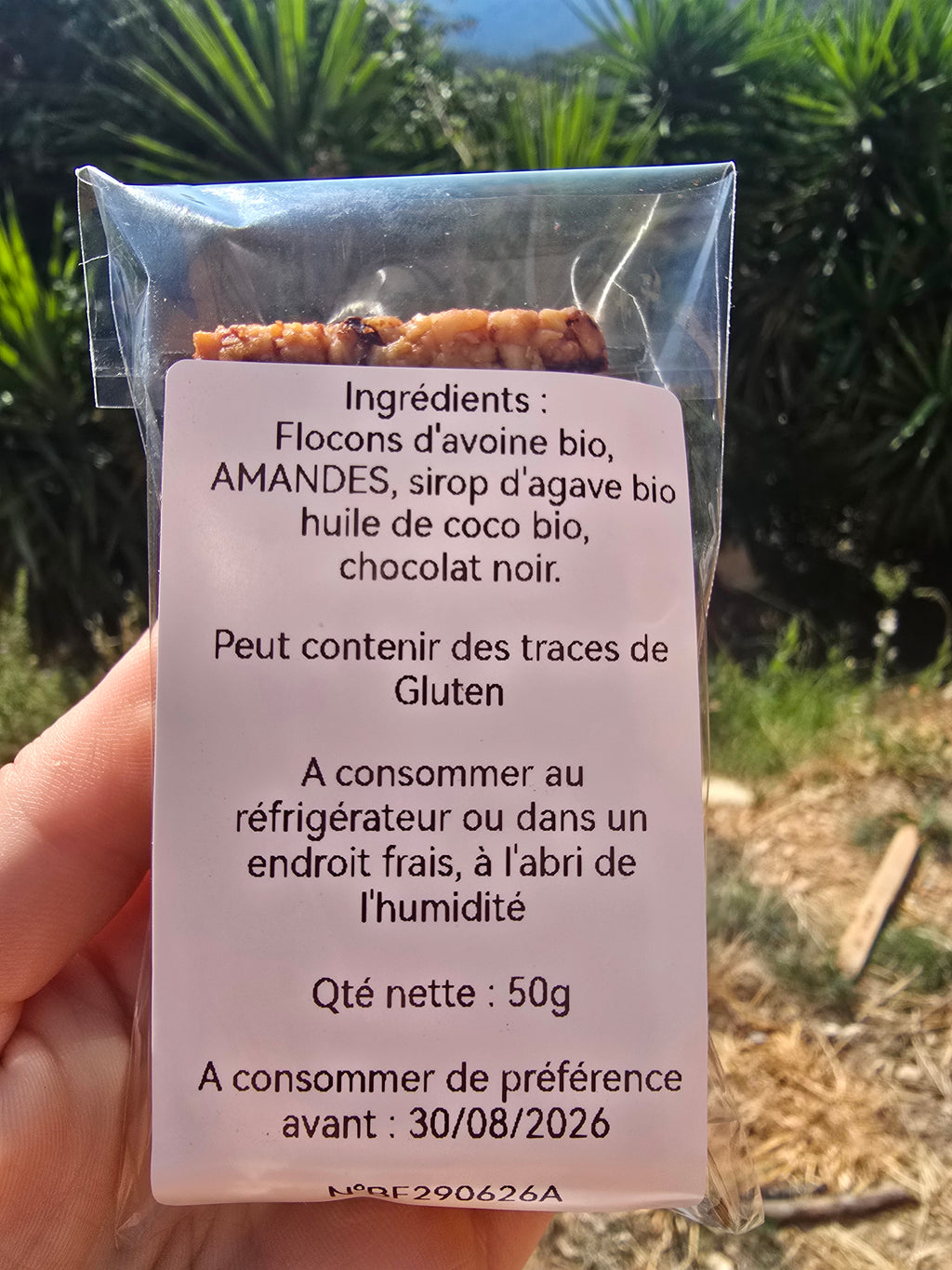 Barres de céréales IG bas choco (1 barre)