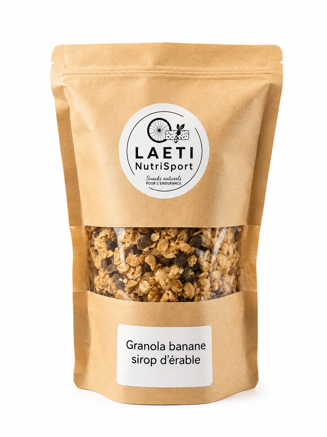 Granola banane / sirop d'érable (300g)