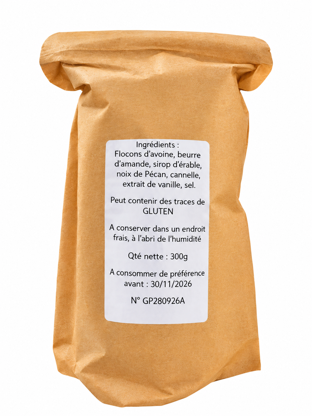 Granola cannelle et Pécan (300g)