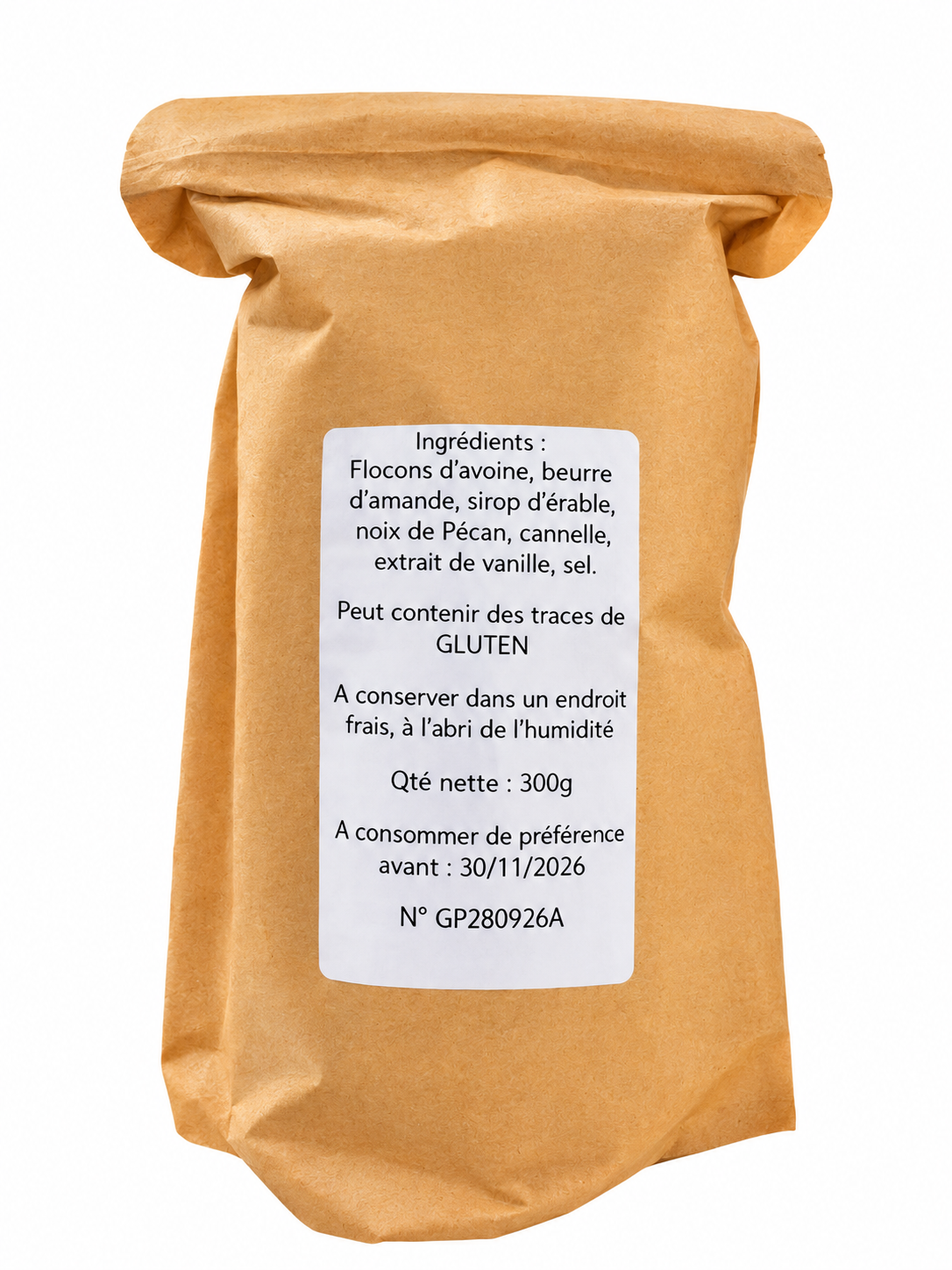 Granola cannelle et Pécan (300g)