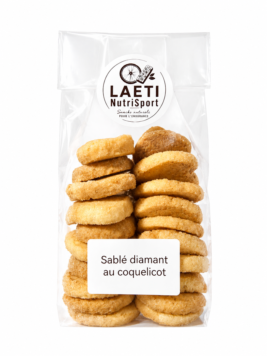 Sablé diamant au coquelicot (200g)