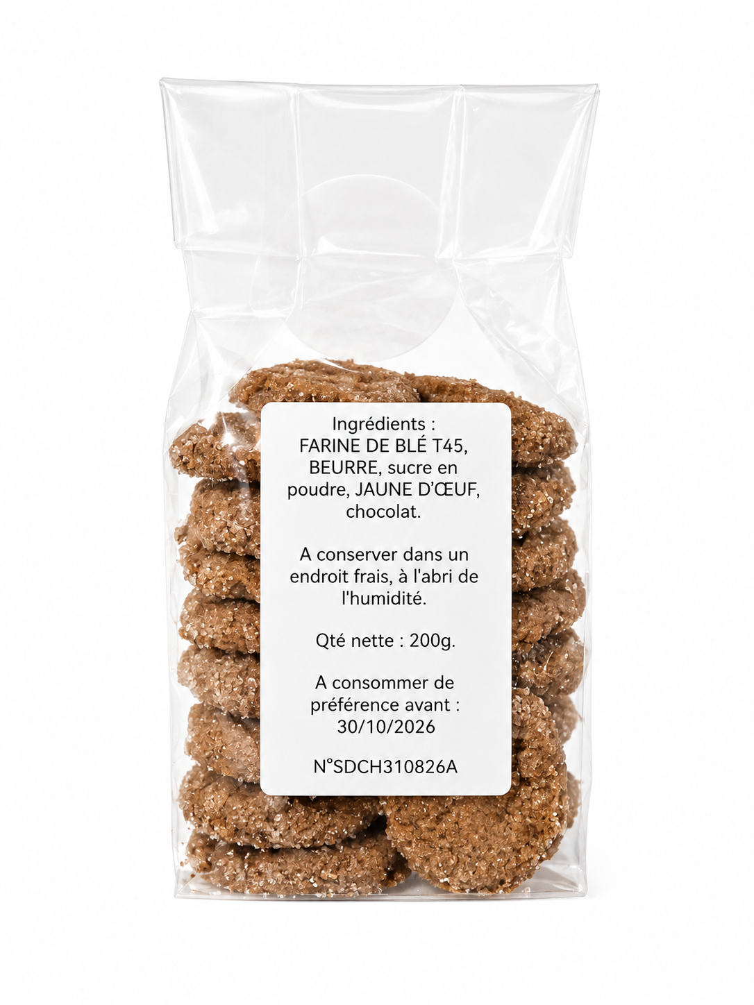 Sablé diamant au chocolat (200g)